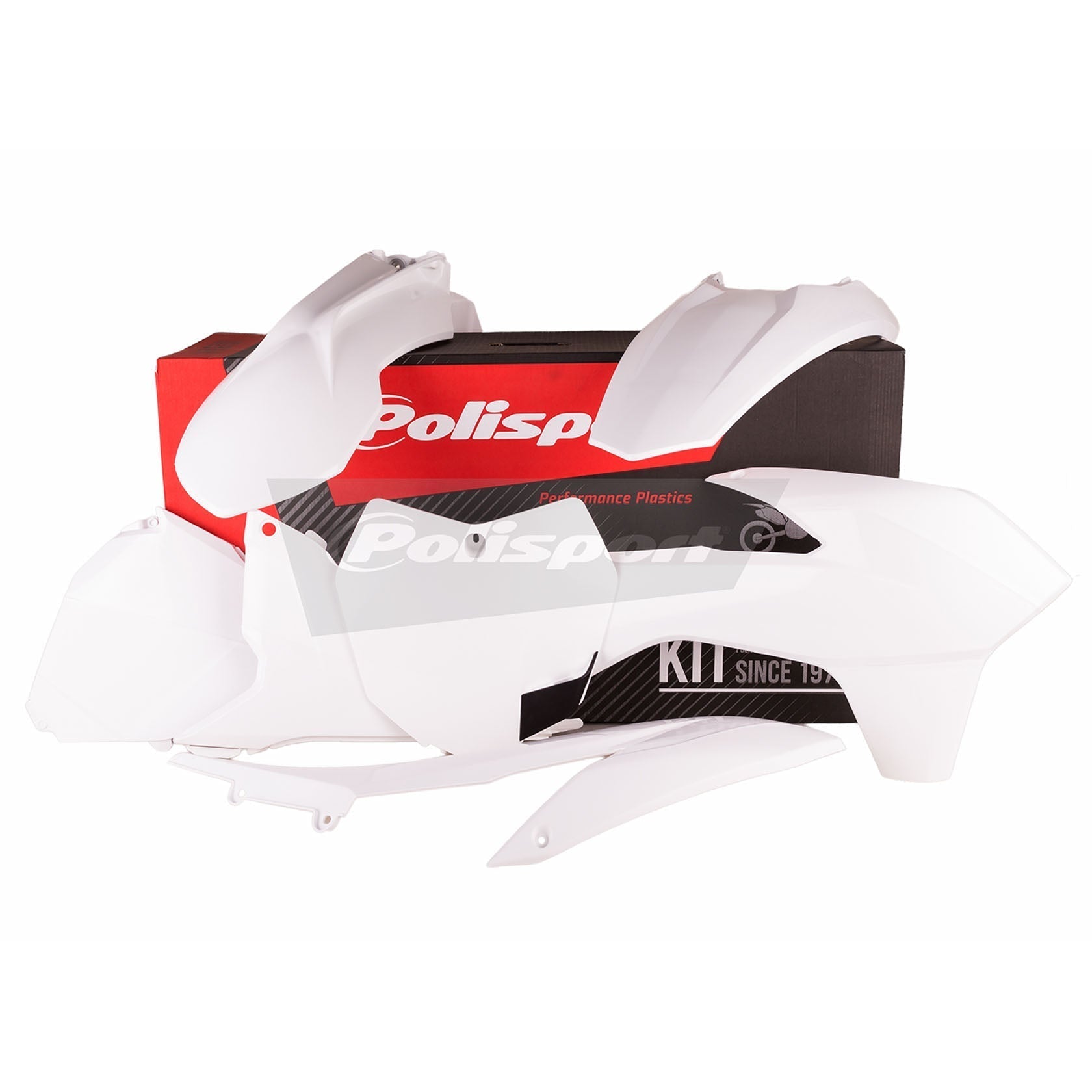 Polisport KTM Plastic Kit SX SXF 2013 - 2015 SX 250 13 - 2016, White - motocross4u