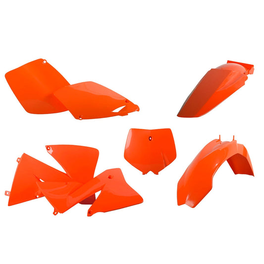 Polisport KTM Plastic Kit EXC 2001 - 2002, All Orange - motocross4u