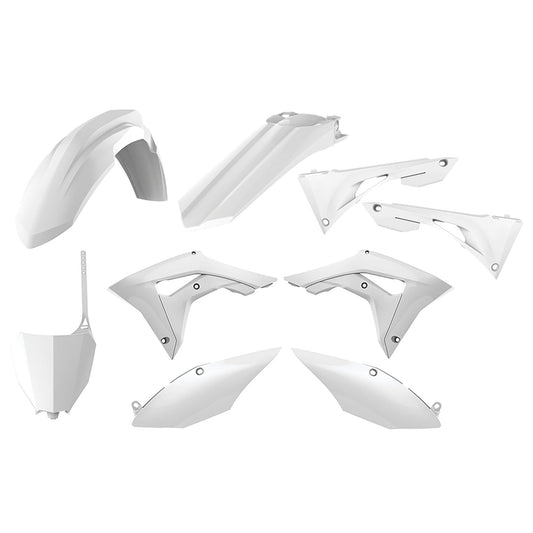 Polisport Honda Plastic Kit CRF 250 R 2018 - 2021 CRF 450 R 2017 - 2020, White - motocross4u