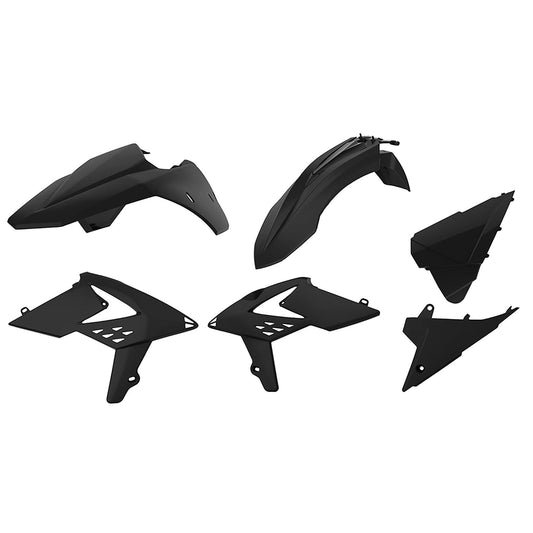 Polisport Beta Plastic Kit RR ENDURO 2013 - 2017, Black - motocross4u