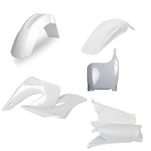 Polisport Honda Plastic Kit CR 125 250 2000 - 2001, White - motocross4u