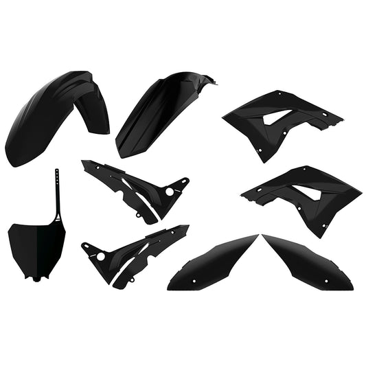 Polisport Honda Plastic Kit CR 125 250 2002 - 2007 Restyle, Black - motocross4u