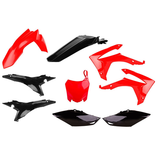 Polisport Honda Plastic Kit CRF 250 R 2014 - 2017 CRF 450 R 2013 - 2016, OEM & Black - motocross4u