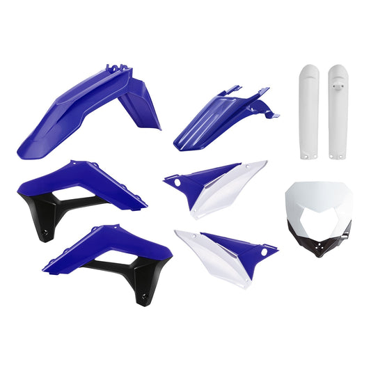 Polisport Sherco Plastic Kit SER SEFR 2017 - 2022, Blue / White - motocross4u