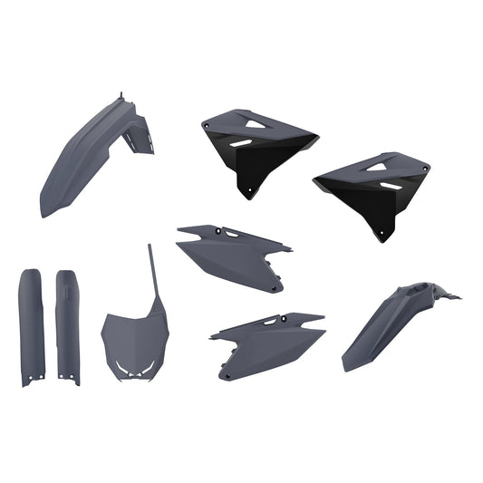 Polisport Suzuki Plastic Kit RM 125 RM 250 2001 - 2008 Restyle, Nardo Grey - motocross4u