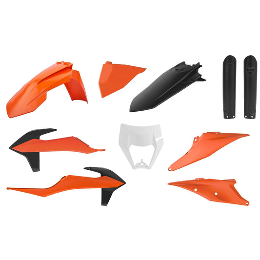 Polisport KTM Plastic Kit EXC EXCF 2020 – 2023, OEM 20 - motocross4u