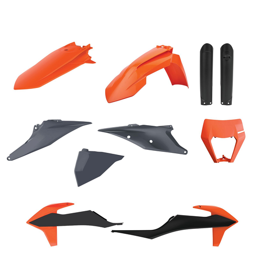 Polisport KTM Plastic Kit EXC EXCF 2020 – 2023, OEM 21 - motocross4u