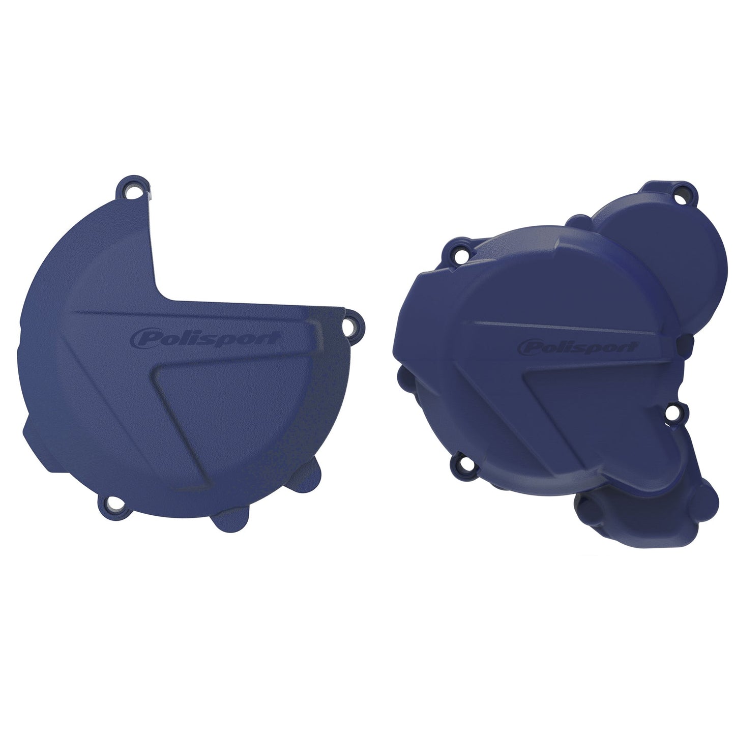 Polisport KTM Husqvarna Clutch, Ignition & Water pump Cover Protector Kit EXC TE 250 300 2 Strokes 2017 - 2023, Blue - motocross4u