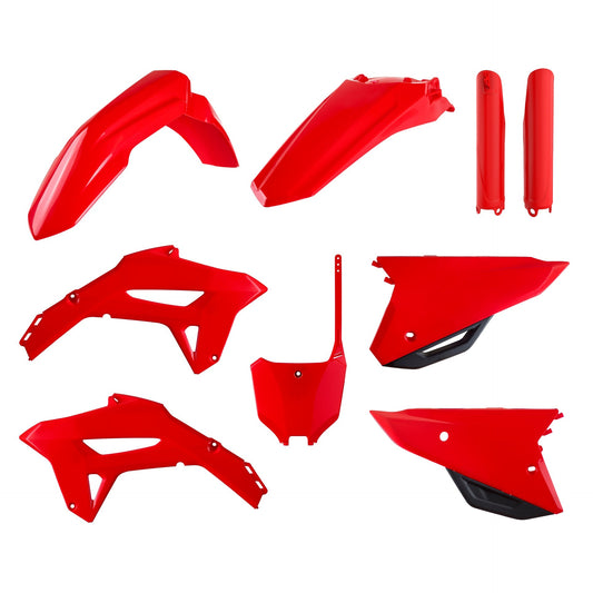 Polisport Honda Plastic Kit CRF 250 R 2022 - 2023 CRF 450 R 2021 - 23, OEM Red - motocross4u