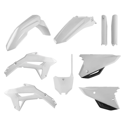 Polisport Honda Plastic Kit CRF 250 R 2022 - 2023 CRF 450 R 2021 - 23, White - motocross4u
