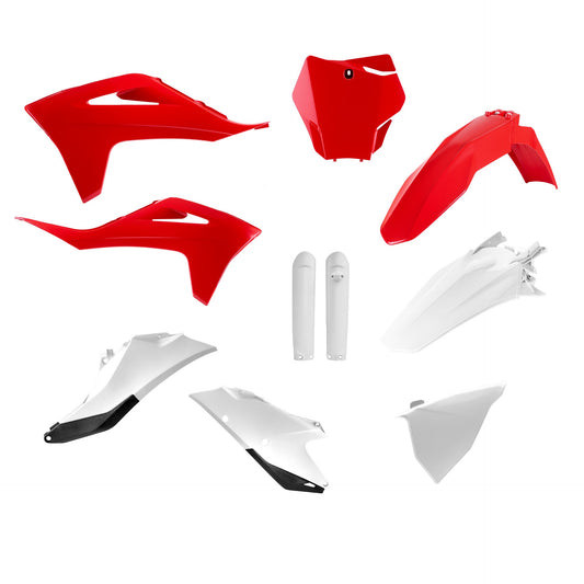 Polisport Gas Gas Plastic Kit MC MCF 2021 – 2023, Red / White - motocross4u