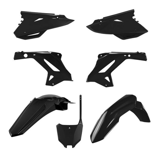 Polisport Honda Restyle Plastic Kit CR 125 CR 250 2002 - 2007, Black - motocross4u