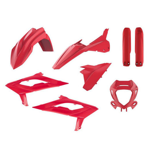 Polisport Beta Plastic Kit RR ENDURO 2023 - 2024, All Red - motocross4u