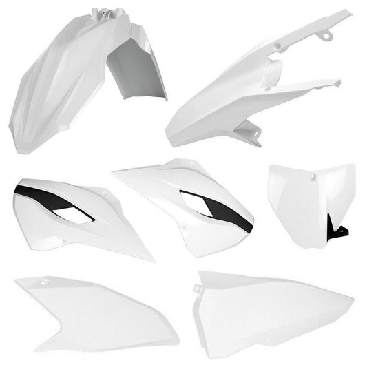 Polisport Husqvarna Plastic Kit TC FC 2014 - 2015 TC 250 2014 - 2016, White - motocross4u