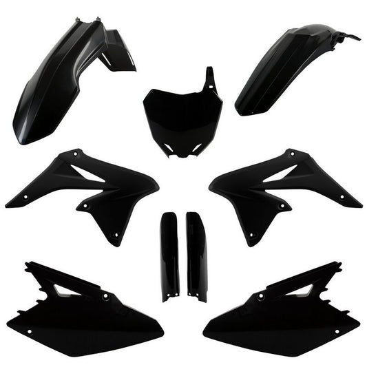 Polisport Suzuki Plastic Kit with Fork Guards RMZ 250 2010 - 2018, Black - motocross4u