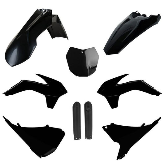 Polisport KTM Plastic Kit with Fork Guards SX SXF 2015 ONLY SX 250 15 - 2016, Black - motocross4u