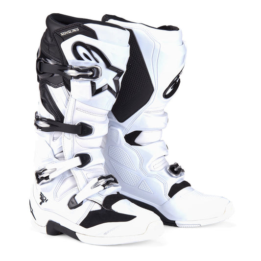 Alpinestars Tech 7 Motocross Boots – WHITE BLACK