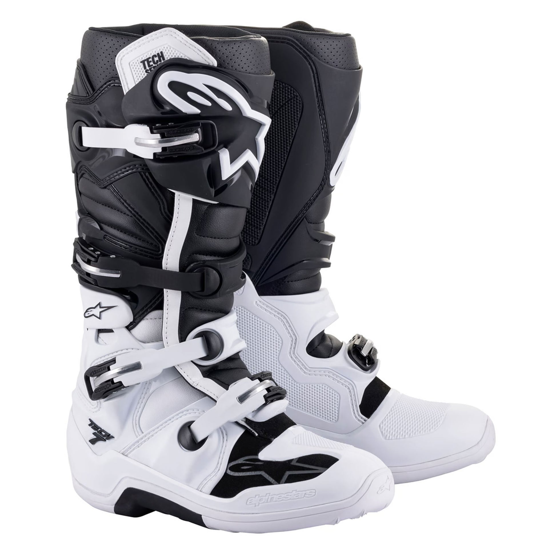 Alpinestars Tech 7 Motocross Boots – WHITE BLACK - motocross4u