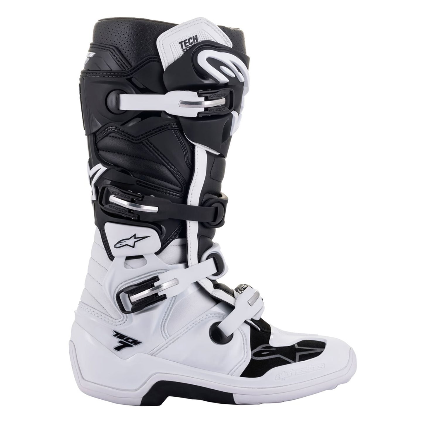 Alpinestars Tech 7 Motocross Boots – WHITE BLACK - motocross4u