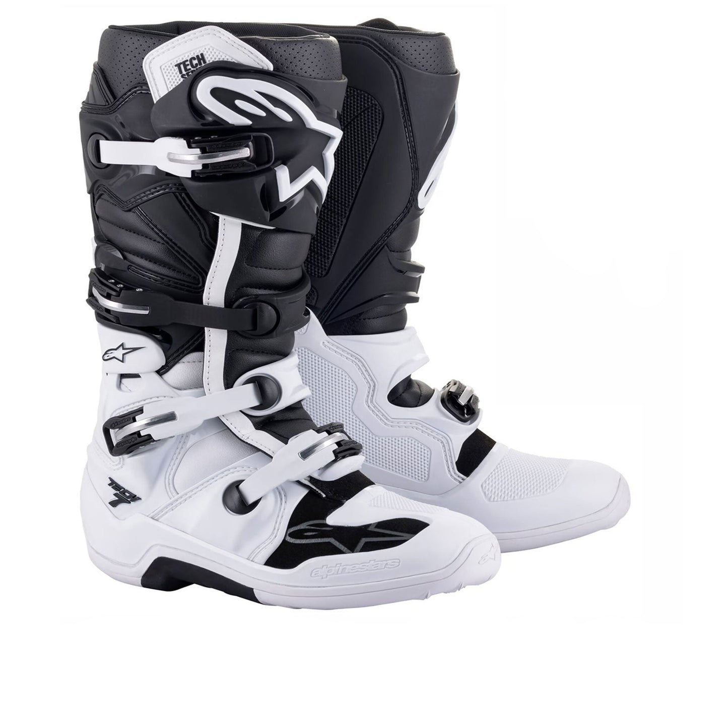 Alpinestars Tech 7 Motocross Boots – WHITE BLACK - motocross4u