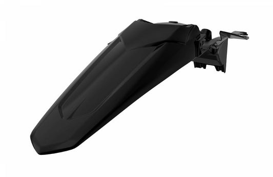 Polisport Yamaha Rear Fender YZF 250 2019 - 2022 YZF 450 2018 - 22, Black - motocross4u