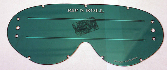 Rip n Roll Hybrid XL Roll Off Lens (Raised Strip), Blue - motocross4u