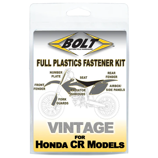 Bolt Motorcycle Hardware Honda Plastics Fastener Bolt Kit CR 125 1998 - 1999 CR 250 1997 - 99