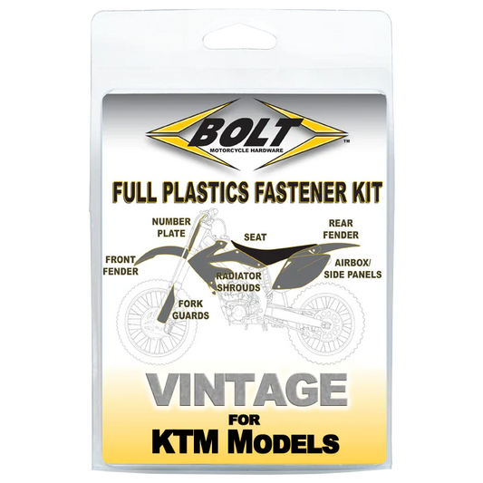 Bolt Motorcycle Hardware KTM Plastics Fastener Bolt Kit SX EXC 1998 - 2002 - motocross4u
