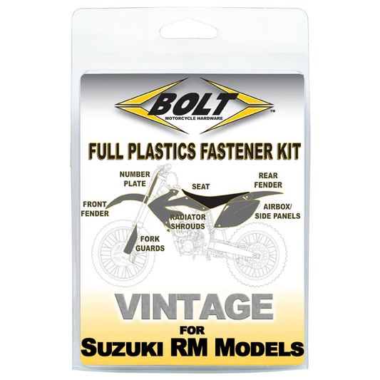 Bolt Motorcycle Hardware Suzuki Plastics Fastener Bolt Kit RM 125 250 1993 - 1995 - motocross4u