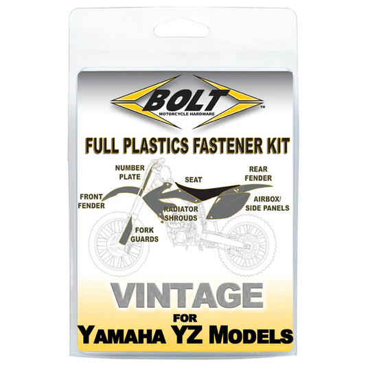 Bolt Motorcycle Hardware Yamaha Plastics Fastener Bolt Kit YZ 125 250 1993 - 1995 - motocross4u