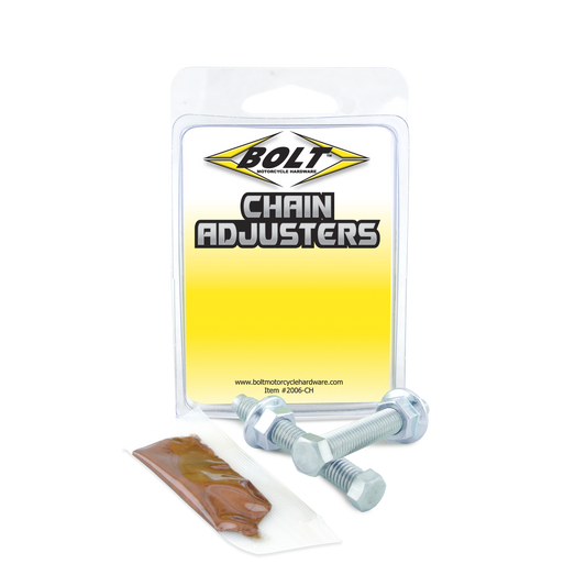 Bolt Motorcycle Hardware M8 Chain Adjuster Bolts - motocross4u