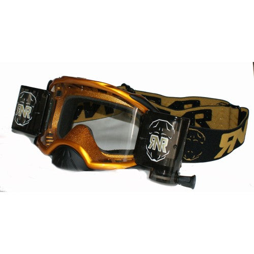 Rip n Roll Platinum WVS Goggles, Gold / Black - motocross4u