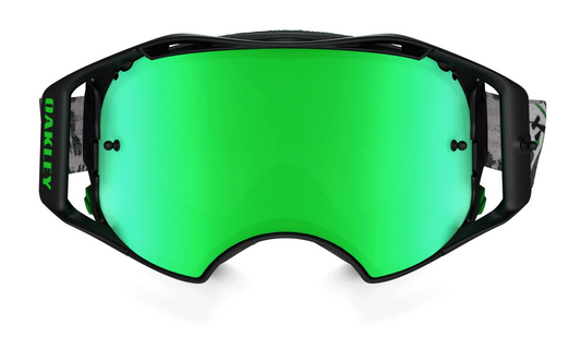 Rip n Roll Oakley Airbrake Tear off Lens, Mirror Green - motocross4u