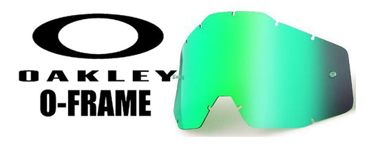 Goggle Shop Oakley O Frame / 2000 Mirror Tear off Lens, Green - motocross4u