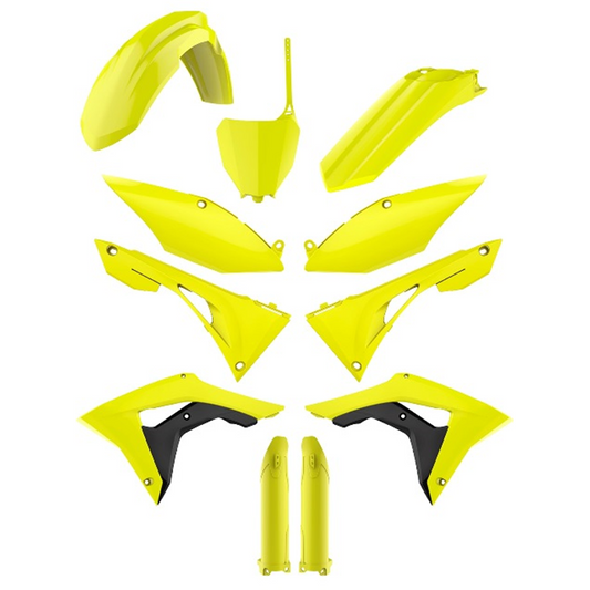 Polisport Honda Plastic Kit CRF 250 R 2018 - 2021 CRF 450 R 2017 - 2020, Neon - motocross4u