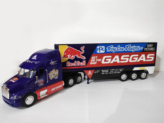 New Ray Toys 1:32 TLD Red Bull Gas Gas Factory Racing Team Truck - motocross4u