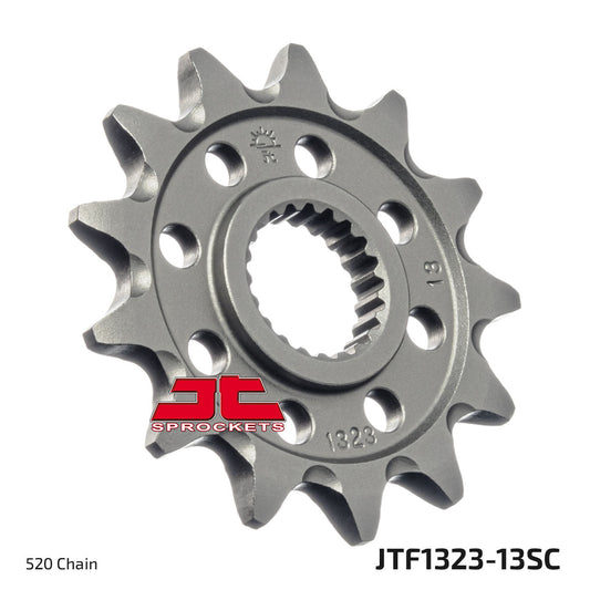 JT Sprockets Steel Self Cleaning Front Sprocket Honda CR 125 2004 - 2007 CRF 250 R 04 - 2017, 13T - motocross4u