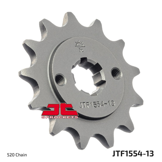 JT Sprockets Steel Front Sprocket Yamaha YFS 200 1988 - 2006 TTR 230 2005 - 2022, 13T - motocross4u