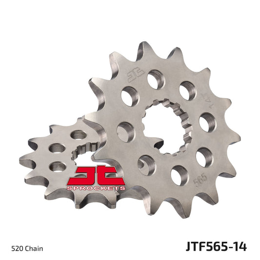 JT Sprockets Steel Front Sprocket Yamaha YZ 250 1999 - 2021 YZF 400 1998 - 99 YZF 426 2000 - 2002 YZF 450 2003 - 21 Kawasaki KX 250 1999 - 2008, 14T - motocross4u
