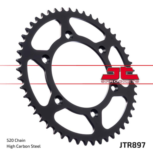 JT Sprockets Steel Rear Sprocket KTM SX 1995 - 2021 SXF 250 2006 - 21 SXF 350 2011 - 21 SXF 450 2007 - 21 Husqvarna TC FC 2014 - 21, 47T - motocross4u