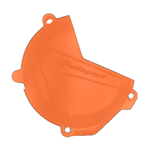 Polisport KTM Clutch Cover Protector SXF 250 350 2016 - 2022 EXCF 250 350 2017 - 22 Husqvarna FC 250 350 16 - 22 FE 250 350 17 - 2018, Orange - motocross4u