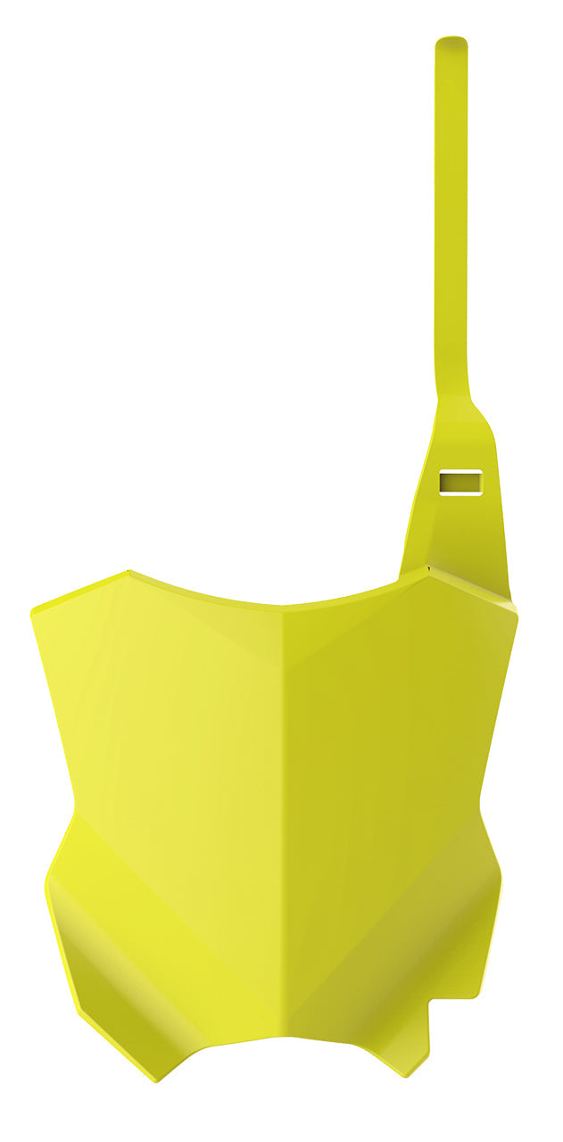 Polisport Kawasaki Number Plate KXF 250 2017 - 2022 KXF 450 2016 - 22, Fluo Yellow - motocross4u