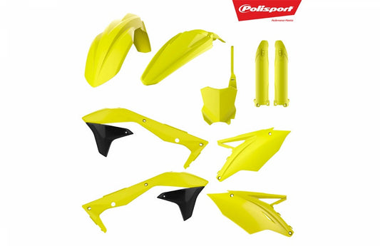 Polisport Kawasaki Plastic Kit KXF 450 2016 - 2018, Neon - motocross4u