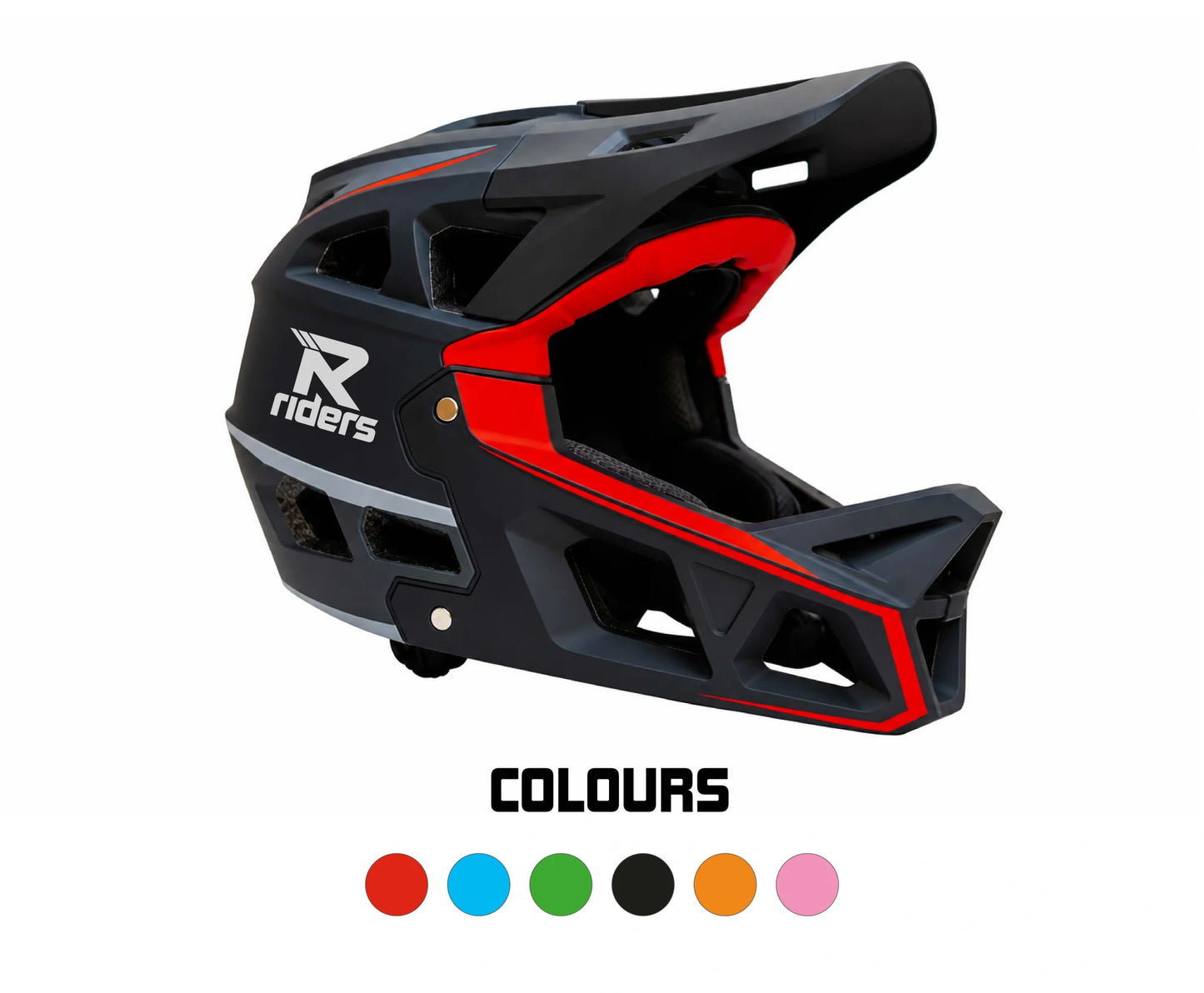 R-Riders Kids MTB Helmet Full Face