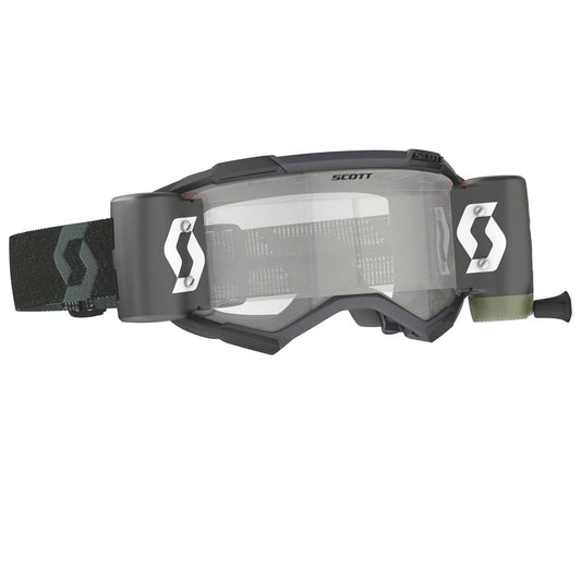 Scott Fury WFS Roll-Off Motocross Goggles – BLACK - motocross4u