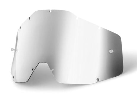 Rip n Roll 100% Strata / Accuri / Racecraft Tear Off Lens, Mirror Silver - motocross4u