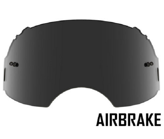 Goggle Shop Oakley Airbrake Tear Off Lens, Smoke - motocross4u