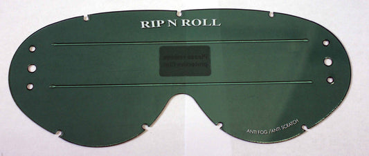 Rip n Roll Hybrid XL Roll Off Lens (Raised Strip), Smoke - motocross4u