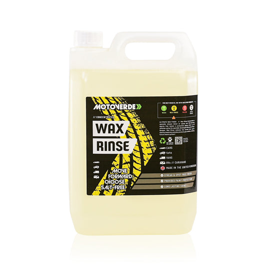 Motoverde Wax Rinse - Concentrated, 5 Litre - motocross4u