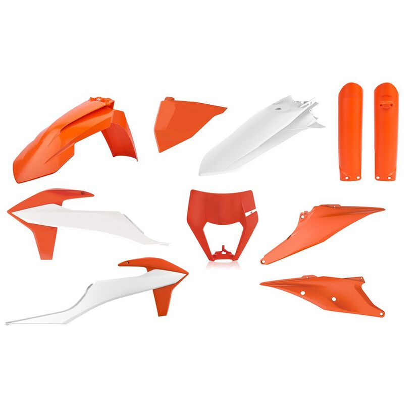 Polisport KTM Plastic Kit EXC EXCF 2020 - 2023, OEM 23 - motocross4u